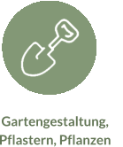 Gartengestaltung,  Pflastern, Pflanzen